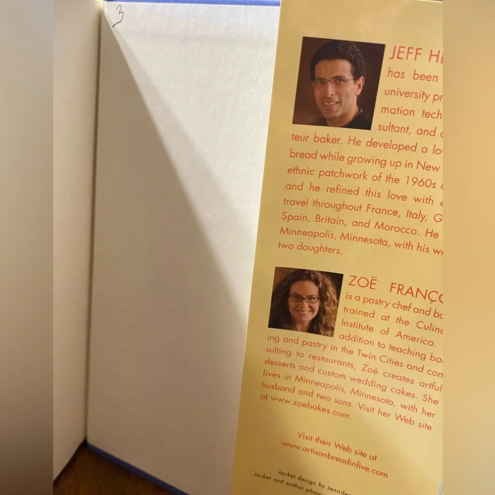 Artisan Bread in Five Minutes a Day recipe Book Hardback